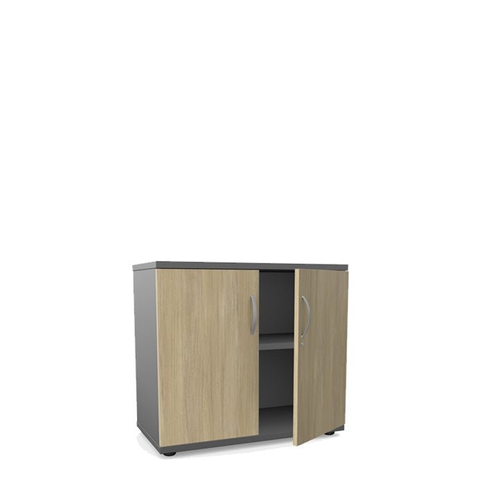 Kito Wooden Cupboard, 2 shelves, 1130h x 800w x 420d K18-BC1130D 3 Office Furniture and Home Remote Working