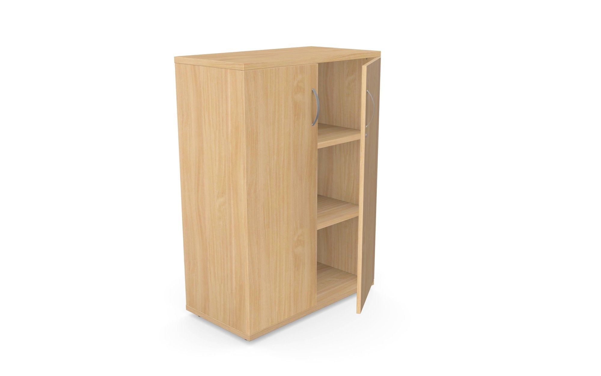 Kito Wooden Cupboard, 2 shelves, 1130h x 800w x 420d K18-BC1130D 2 Office Furniture and Home Remote Working