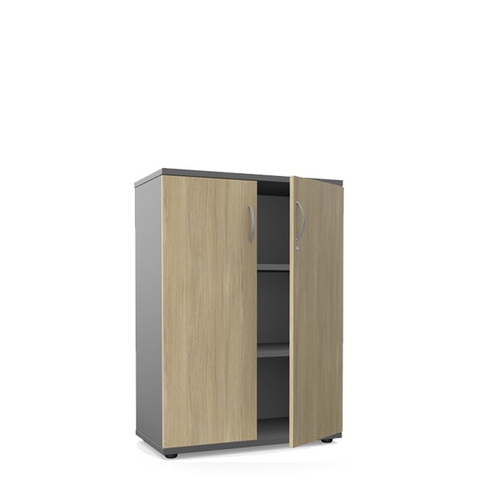 Office Wooden Cupboard Kito  Medium/Low 2 shelves K18-BC1130D