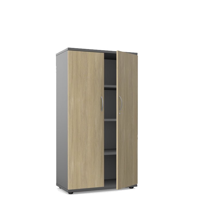 Kito Wooden Cupboard, 4 shelves, 1850h x 800w x 420d K18-BC1850D 3 Office Furniture and Home Remote Working