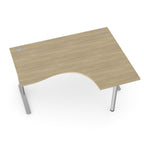 Office  Komo Metal Leg  160W LH Corner Desk K-PLY-RD1612L 8 Office Furniture and Home Remote Working