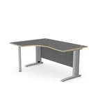 Corner Office|Home Desk Komo Cable Managed Leg  LH 160|180W K-PLY-RD1612L