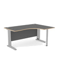 Corner Desk Office Komo  160|180 Wide 120|60cm Deep  with pedestal RH|LH K-PLY-RD1612R