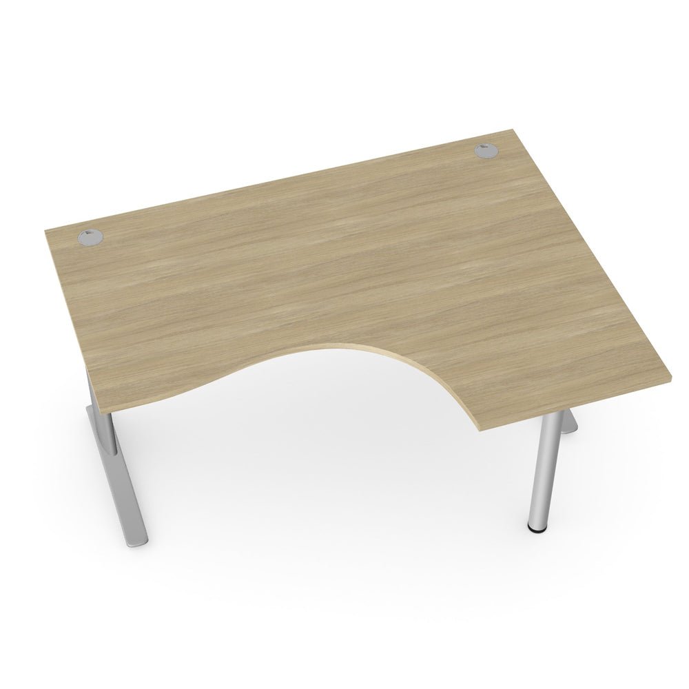 Komo Metal Leg 160W RH Corner Desk K-PLY-RD1612R 2 Office Furniture and Home Remote Working