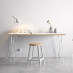 Large Hair Pin  Leg Desk  140cm x 75cm HP-DESK-Large colour 25 25 Office Furniture and Home Remote Working