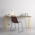 Large Hair Pin  Leg Desk  140cm x 75cm HP-DESK-Large colour 15 15 Office Furniture and Home Remote Working
