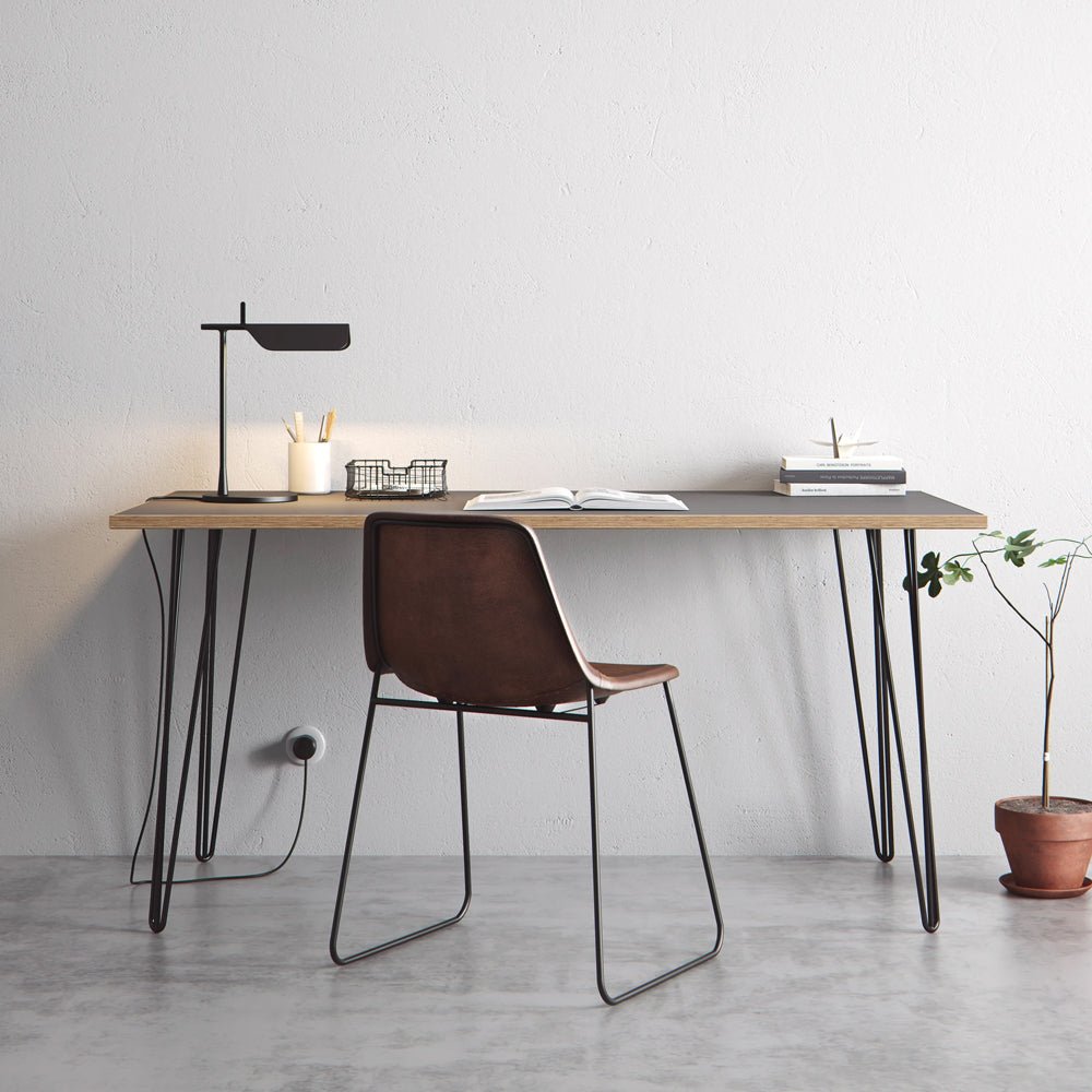 Large Hair Pin  Leg Desk  140cm x 75cm HP-DESK-Large colour 2 2 Office Furniture and Home Remote Working