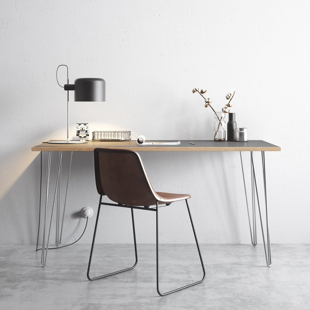 Large Hair Pin  Leg Desk  140cm x 75cm HP-DESK-Large colour 10 10 Office Furniture and Home Remote Working