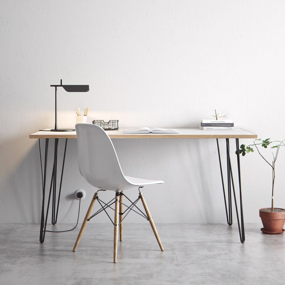 Large Hair Pin  Leg Desk  140cm x 75cm HP-DESK-Large colour 17 17 Office Furniture and Home Remote Working