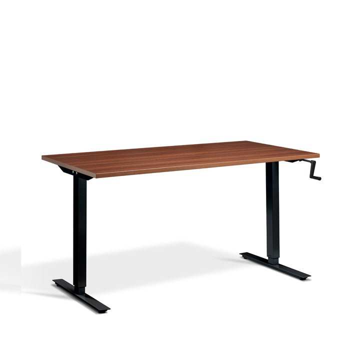 Lavoro Solo Manual Hand Crank Desk 80cmD 120/140/160/180cm Wide BSOLO/ 2 Day Delivery Thats My office Next Day Delivery
