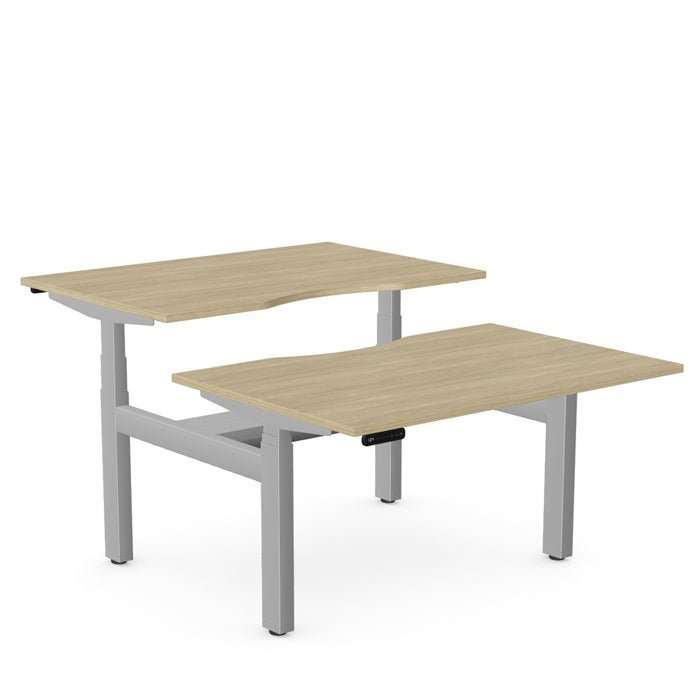Levanta Leap Height Adjustable Standing Desk Frame Double 120,140,160 or 180cm Wide 4 Office Furniture