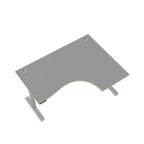 Levanta Leap Height Adjustable Standing Desk Corner Radial desk 160,180cm Wide Left or Right Hand 3 Office Furniture