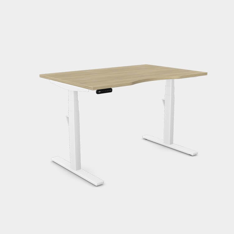 Levanta Leap K Top Height Adjustable Standing Desk 160cm Wide Left or Right Hand 6 Office Furniture