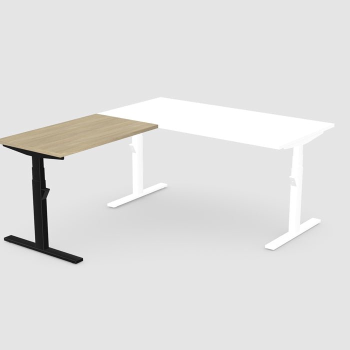 Office  Levanta Leap  Height Adjustable Standing Desk Return L shape Desk 2 Office Furniture and Home Remote Working