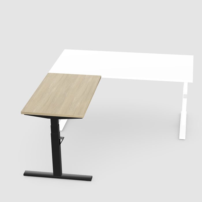 Height Adjustable Desk Return to Create Leap Lavenat L shape Desk