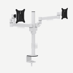 Office  Leap M200 Double Monitor Arms - Black 2 Office Furniture and Home Remote Working