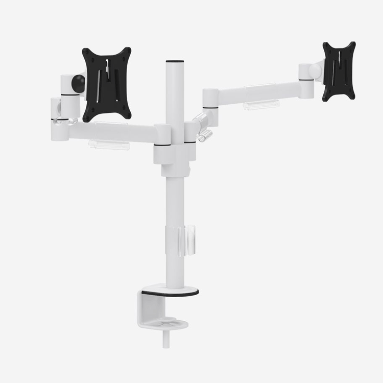 Office  Leap M200 Double Monitor Arms - Black 2 Office Furniture and Home Remote Working