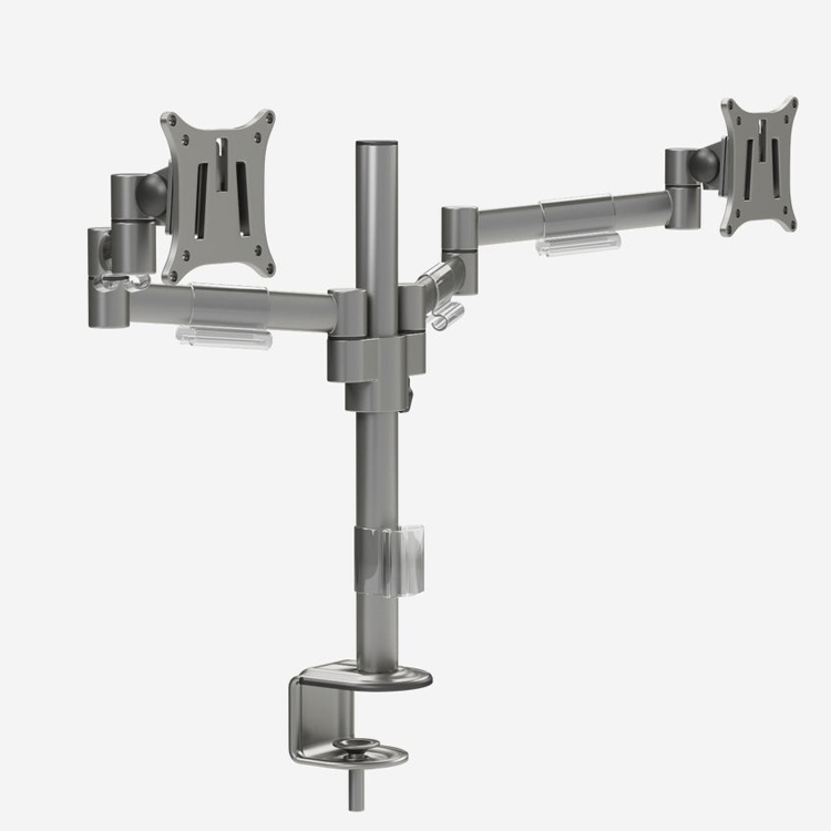 Office  Leap M200 Double Monitor Arms - Black 3 Office Furniture and Home Remote Working