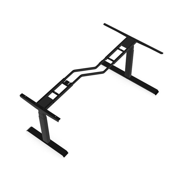 Levanta Leap Height Adjustable Standing Desk Frame Corner Radial 160,180cm Wide 2 Office Furniture