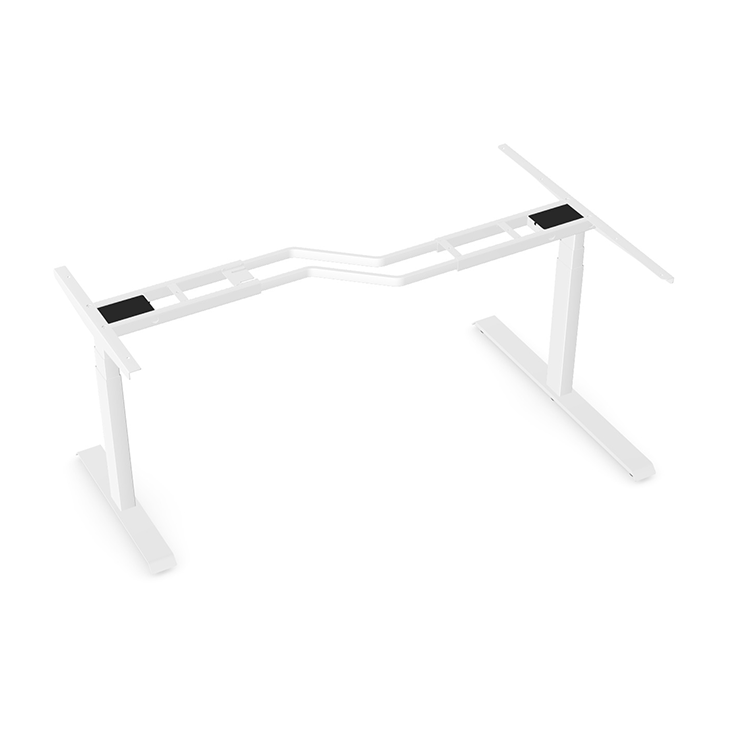 Levanta Leap Height Adjustable Standing Desk Frame Corner Radial 160,180cm Wide 3 Office Furniture