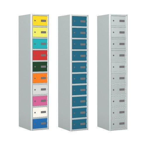 Locker 10 Door Silverline Kontrax Sixteen Door Locking LK10D28-Config - THATSMYOFFICEMetal LockerSilverline
