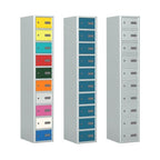 Locker 10 Door Silverline Kontrax Sixteen Door Locking LK10D28-Config - THATSMYOFFICEMetal LockerSilverline