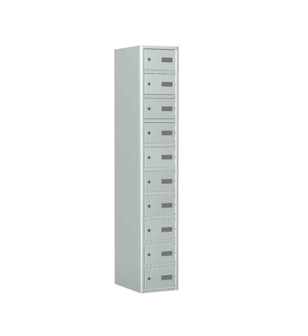 Locker 10 Door Silverline Kontrax Sixteen Door Locking LK10D28-Config - THATSMYOFFICEMetal LockerSilverline