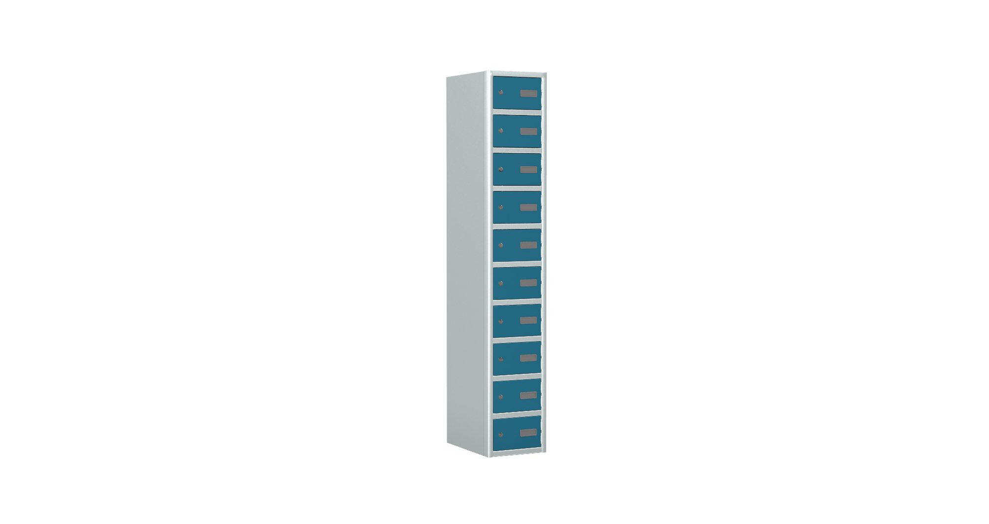 Locker 10 Door Silverline Kontrax Sixteen Door Locking LK10D28-Config - THATSMYOFFICEMetal LockerSilverline