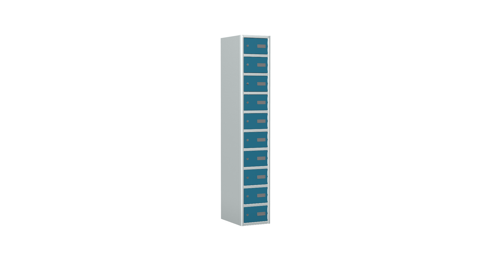 Locker 10 Door Silverline Kontrax Sixteen Door Locking LK10D28-Config - THATSMYOFFICEMetal LockerSilverline