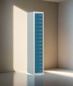 Locker 16 Door Silverline Kontrax Sixteen Door Locking LK16D28-Config - THATSMYOFFICEMetal LockerSilverline