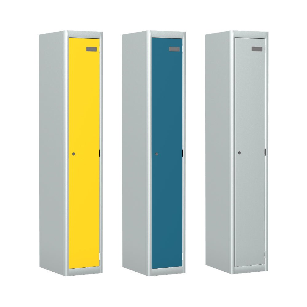 Locker 16 Door Silverline Kontrax Sixteen Door Locking LK16D28-Config - THATSMYOFFICEMetal LockerSilverline