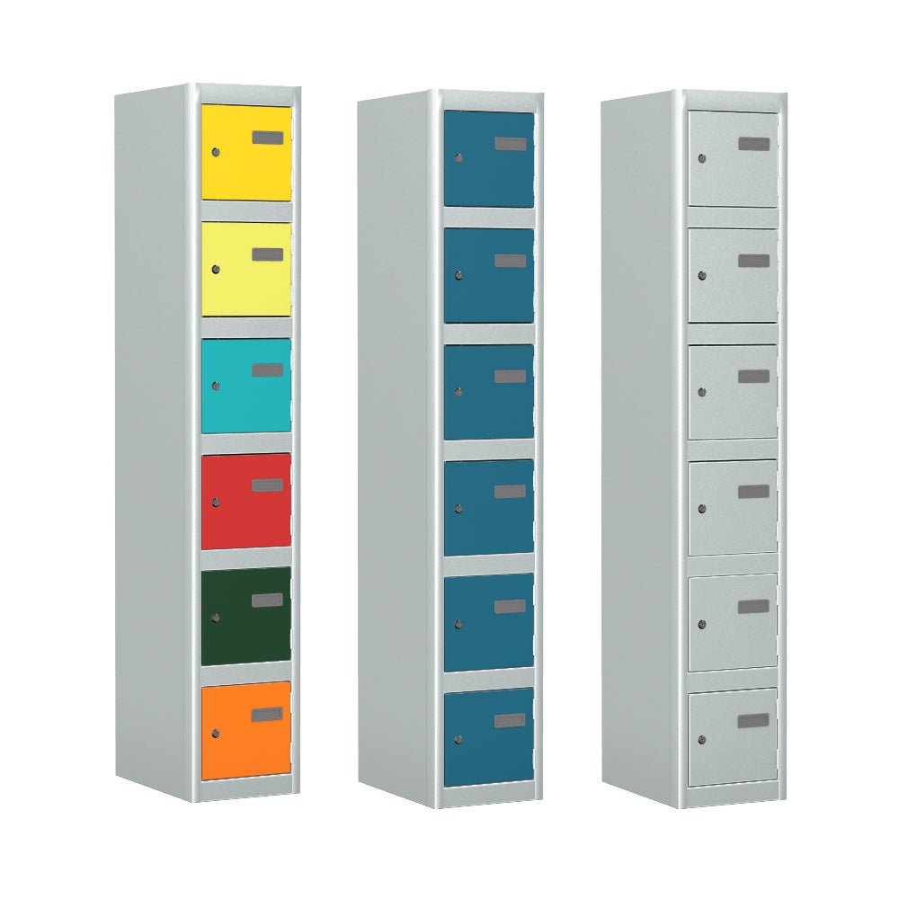 Locker 16 Door Silverline Kontrax Sixteen Door Locking LK16D28-Config - THATSMYOFFICEMetal LockerSilverline