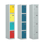 Locker 16 Door Silverline Kontrax Sixteen Door Locking LK16D28-Config - THATSMYOFFICEMetal LockerSilverline