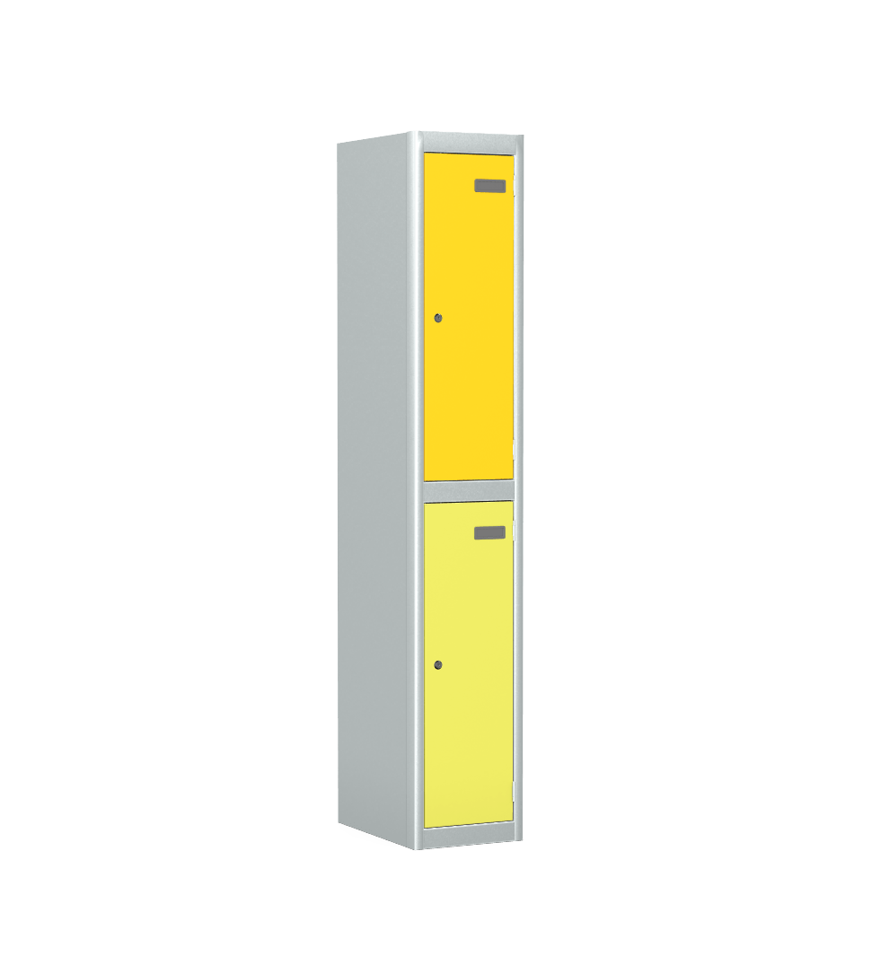 Locker 2 Door Silverline Kontrax Two Door Locking LK2D22-Config - THATSMYOFFICEMetal LockerSilverline