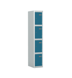 Locker 4 Door Silverline Kontrax Four Door Locking LK4D22-Config - THATSMYOFFICEMetal LockerSilverline