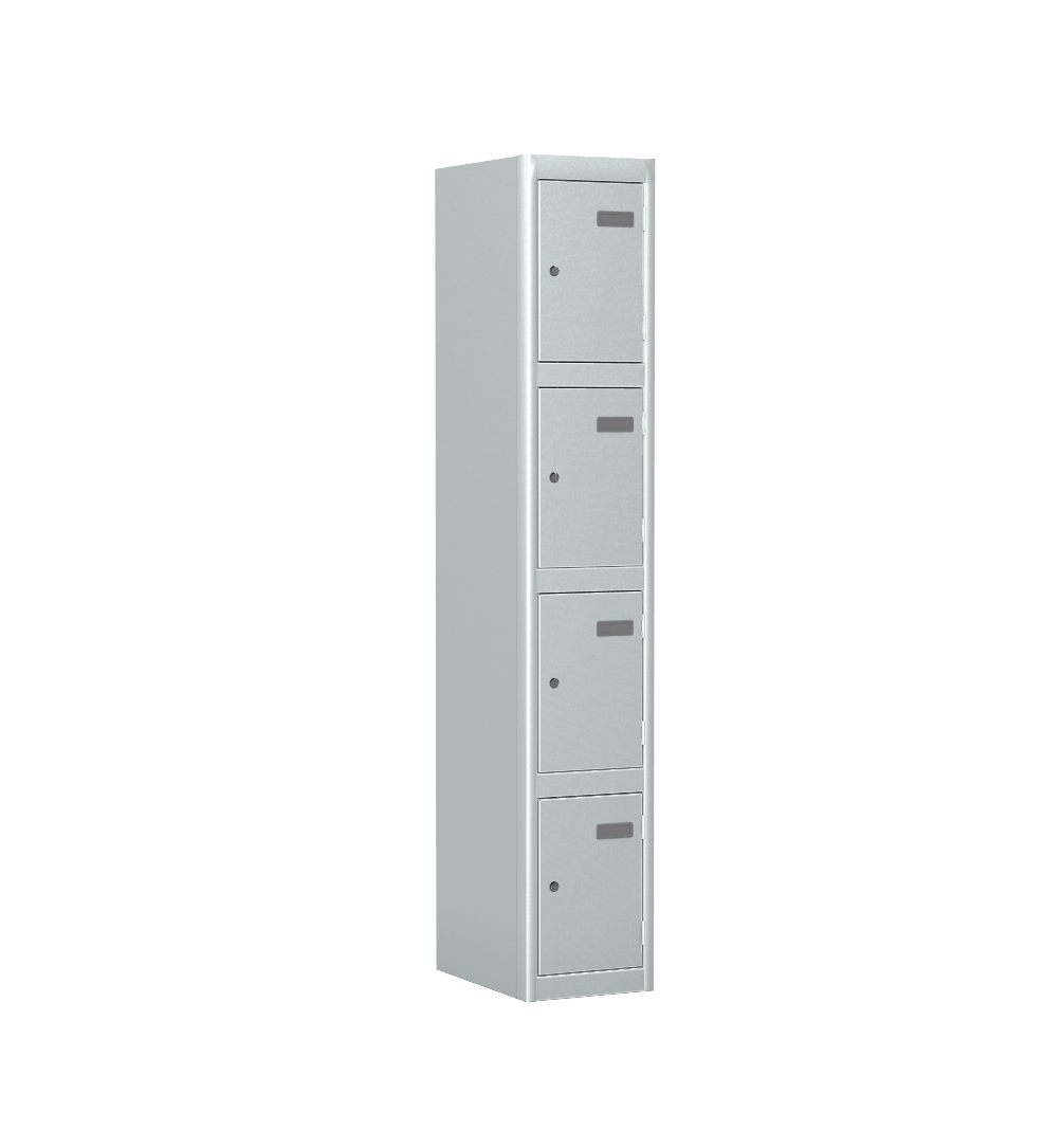 Locker 4 Door Silverline Kontrax Four Door Locking LK4D22-Config - THATSMYOFFICEMetal LockerSilverline