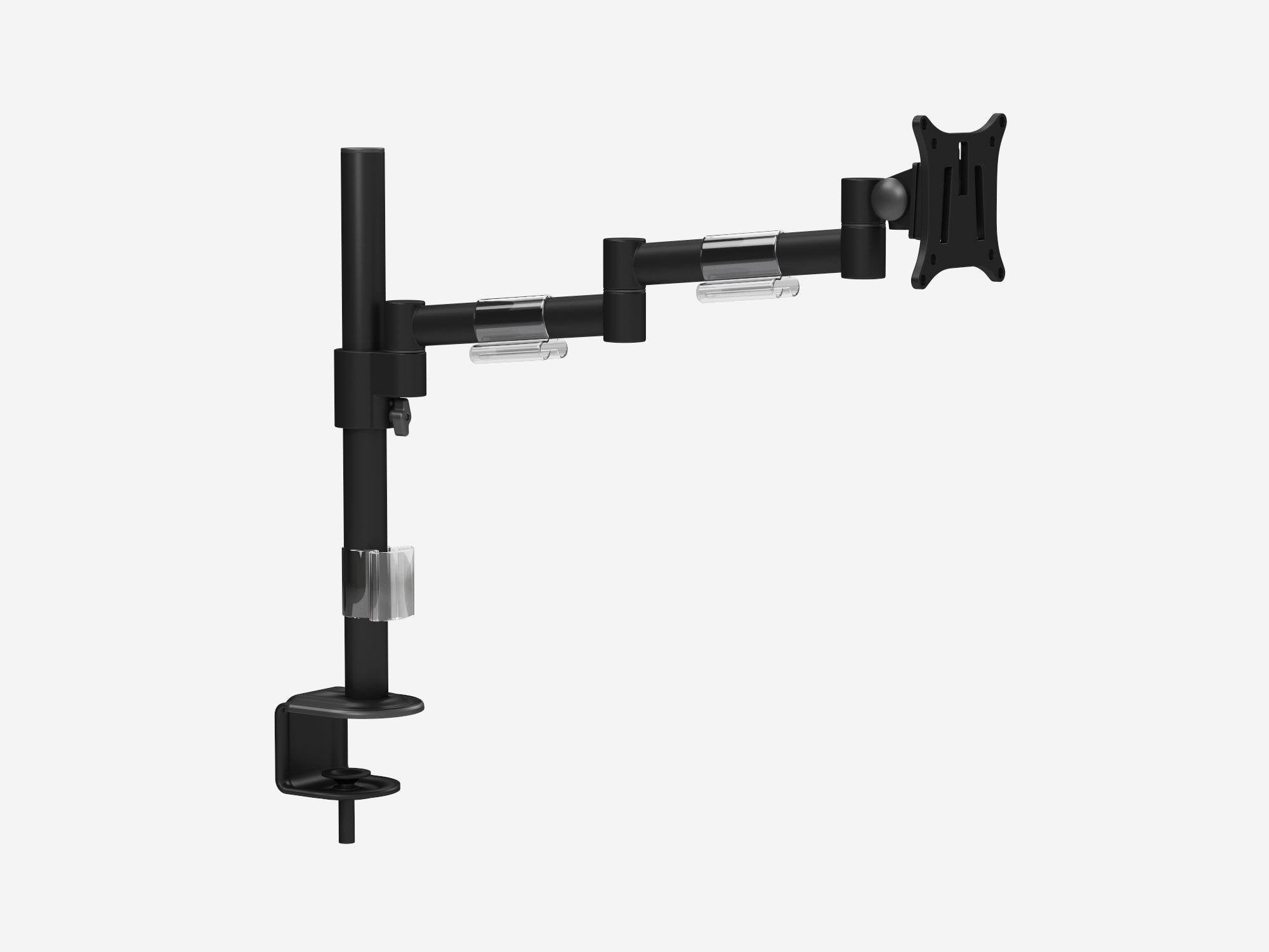 M100 Desk Single Monitor Arm - BlackThat’s My Office Furniture, 360 Degree View storage, desk, chair