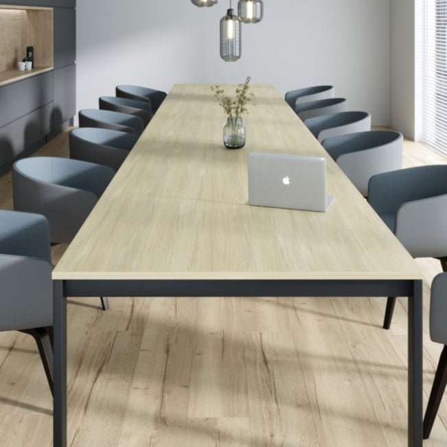 Office  Meeting Table C-Sense Open Leg  Starter Square 8 Office Furniture and Home Remote Working