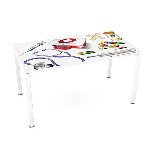 Office  NHS Desk  Create your Workspace 140cm x 80cm EBDESKNHS 4 Office Furniture and Home Remote Working