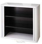 Office  NHS Tambour Storage 100cm H with 2 shelves EOTAM1M-NHS 2 Office Furniture and Home Remote Working
