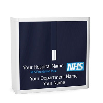 Office  NHS Tambour Storage 100cm H with 2 shelves EOTAM1M-NHS 10 Office Furniture and Home Remote Working