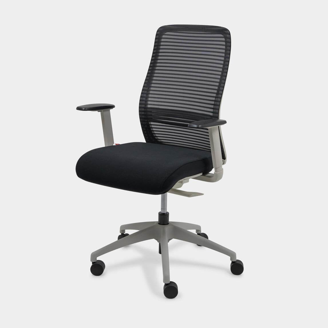 Office Operator chair with a choice of seat, mesh back and base colours, from our NV range View in 360