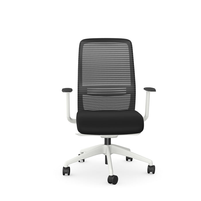 Office Operator chair with a choice of seat, mesh back and base colours, from our NV range View in 360