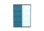 Office Lodge 4 Drawer 4 Locker Silverline Freedom HDTCBDS40SD-Customise 10 Office Furniture and Home Remote Working