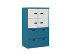 Office Lodge 4 Drawer 4 Locker Silverline Freedom HDTCBDS40SD-Customise 3 Office Furniture and Home Remote Working
