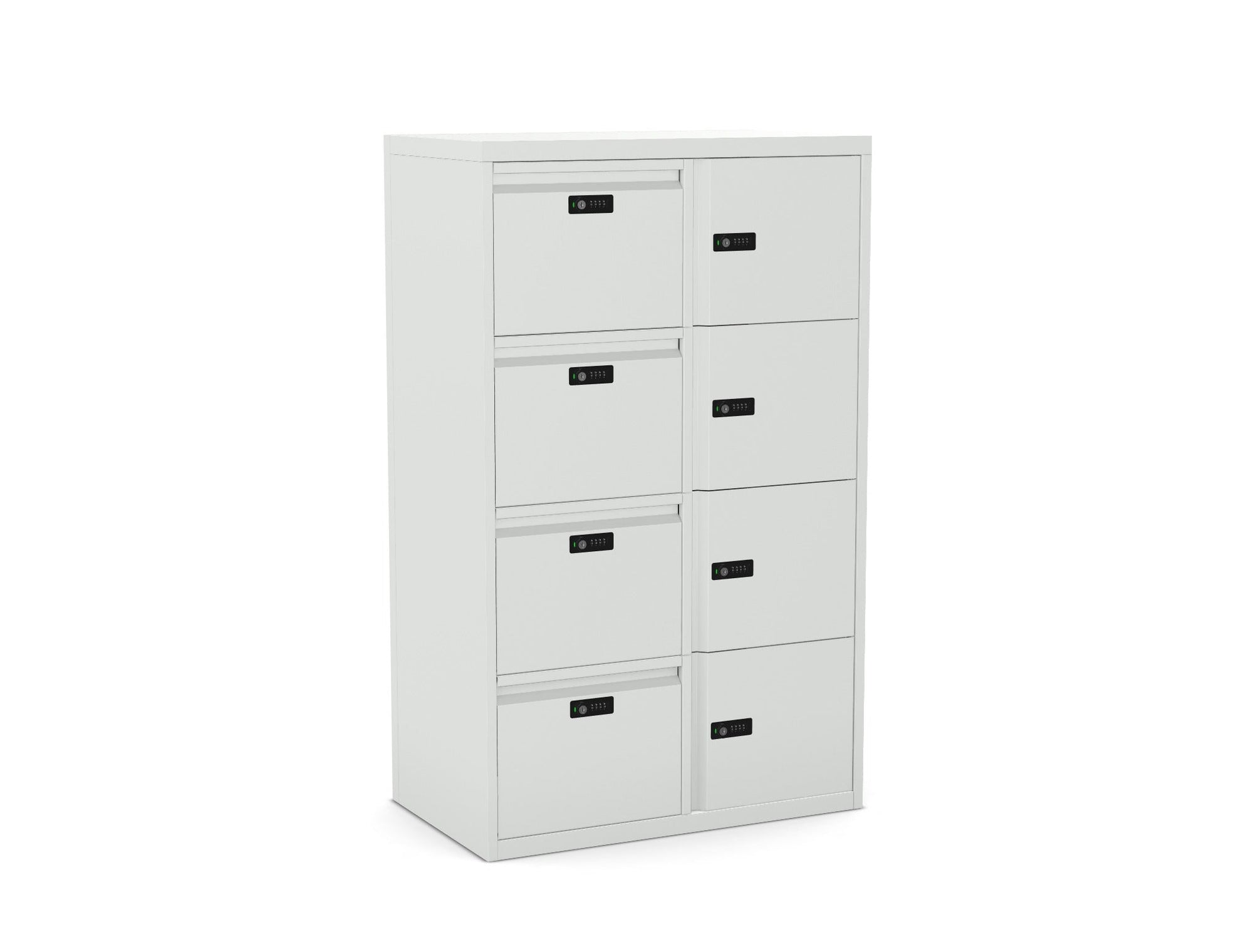 Office Lodge 4 Drawer 4 Locker Silverline Freedom HDTCBDS40SD-Customise 7 Office Furniture and Home Remote Working
