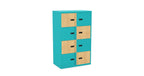  Office Lodge Add  an image to each door 4,6 or 8 Locker Silverline HDPCS30OW--Door 14 Office Furniture