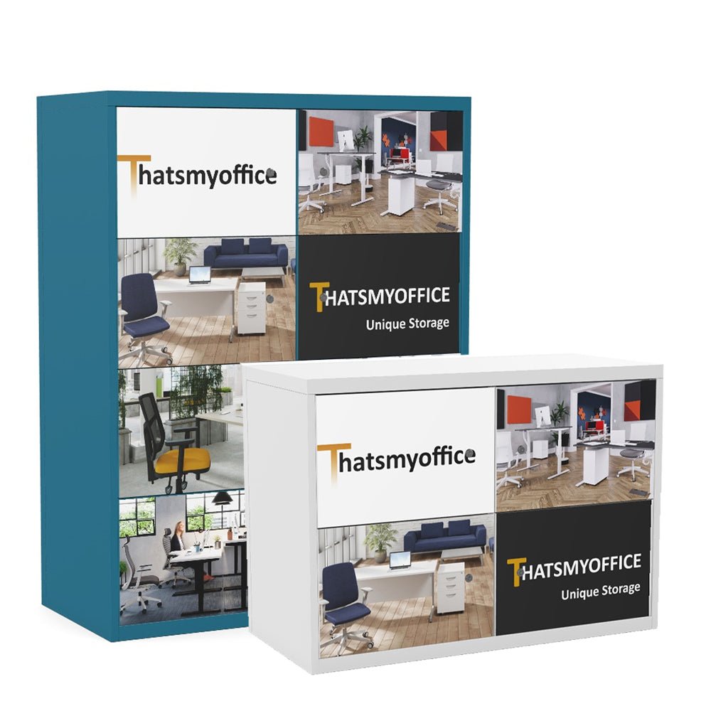   Office Lodge Add  an image to each door 4,6 or 8 Locker Silverline HDPCS30OW--Door 1 Office Furniture