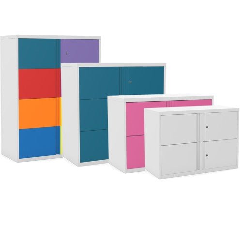 Office Lodge Door Storage 4,6 or 8 Door Silverline Freedom Personal Filing HDFCS30-Config 4 Office Furniture