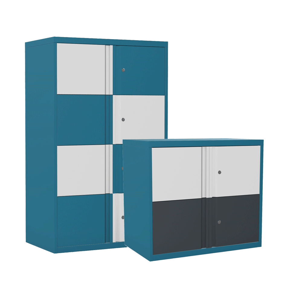 Office Lodge Door Storage 4,6 or 8 Door Silverline Freedom Personal Filing HDFCS30-Config 1 Office Furniture